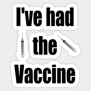 Virus free I had the corona virus Covid 19 Vaccine Sticker